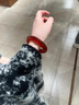京蔻迪天然瑪瑙手鐲冰種轉(zhuǎn)運(yùn)紅瑪瑙冰透紅色玉鐲女款玉髓非翡翠本命年 52mm 正圈紅瑪瑙 高貨 曬單實(shí)拍圖
