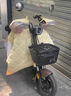 映火夏季電動(dòng)車(chē)擋風(fēng)被防曬隔熱電瓶摩托車(chē)防水防風(fēng)遮陽(yáng)罩夏天薄款通用 雙拼色—淡粉+藍(lán)灰 側(cè)翼冰袖+牛角扣 曬單實(shí)拍圖