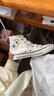 匡威（Converse）官方 All Star男女錯位感高幫帆布鞋小白鞋A09205C A09205C 37 曬單實(shí)拍圖