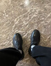 諾貝達(dá)2025春夏新款商務(wù)休閑鞋男士真皮軟底透氣輕質(zhì)戶(hù)外運(yùn)動(dòng)鞋 黑色DDG92060A 42 （歐碼尺碼 偏大一碼） 曬單實(shí)拍圖