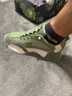 保菲羅亞增高鞋男秋冬季新款休閑運動(dòng)鞋男士隱形內增高男鞋厚底老爹鞋男 豆綠皮面增高8cm 41 曬單實(shí)拍圖