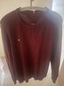 TOMMY HILFIGER【柔軟純棉】秋冬男裝純棉潮流多色商務(wù)休閑通勤內搭打底針織毛衣 【簡(jiǎn)約合身毛衣】紫紅色VLP L （推薦：150-165斤） 曬單實(shí)拍圖