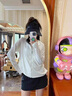 凡伊聆防曬衣女防曬服夏季2025新款冰絲透氣當小外套穿薄款寬松日常出行 帶帽檐防曬衣【白色】 均碼 【建議85-115斤】 曬單實拍圖