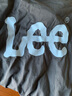Lee商場(chǎng)同款25新品標準版圓領(lǐng)Logo印花男短袖T恤休閑LMT0104103RX 鐵灰色 L 曬單實(shí)拍圖
