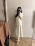 NINE WEST【王麗坤同款】玖熙尖頭高跟鞋女新款中跟不累腳氣質(zhì)時(shí)尚淺口單鞋 羊反絨-超凡粉5.5CM 37 曬單實(shí)拍圖