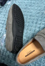 他她一腳蹬樂(lè )福男士豆豆商務(wù)休閑皮鞋男NES01AM4 灰色 42 曬單實(shí)拍圖