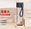 全格Tritan簡(jiǎn)約隨手杯運動(dòng)水杯學(xué)生辦公室輕巧便攜耐熱單手開(kāi)蓋運動(dòng)杯 巖石灰480ml 曬單實(shí)拍圖