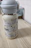 千可原創(chuàng  )雪人貓咪可愛(ài)保溫杯高顏值少女吸管雙飲三合一ins風(fēng)保溫水杯 雪人貓咪實(shí)惠套裝【背帶+杯盒】 曬單實(shí)拍圖