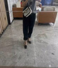百麗踏系列品牌軟羊皮平底單鞋女2025年新款春秋復(fù)古小皮鞋真皮一腳蹬軟 米白色 37 曬單實拍圖