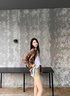 LPOX美式辣妹牛仔短褲女夏季2025夏季新款小個(gè)子高腰a字夏季短熱褲女 懷舊藍色 M 99-115斤選 曬單實(shí)拍圖