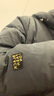 鴨鴨奢金羽絨服女2024年冬季新款長(cháng)款過(guò)膝面包服韓版氣質(zhì)寬松加厚外套 黑金色 S 曬單實(shí)拍圖