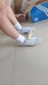 阿迪達斯（adidas）三葉草七夕禮物女GAZELLEINDOORW休閑鞋JQ7009粉藍38.5 曬單實拍圖