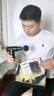 JCZS德國精工筋膜槍肌肉按摩器迷你多功能電動(dòng)敲打錘按摩棒手持式頸椎腰背 液晶數顯款-綠色【6檔調節+4種按摩頭+持久續航】 曬單實(shí)拍圖