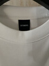 VETEMENTS【明星同款】重磅純棉100%男女士寬松短袖t恤高檔輕奢潮牌上衣 乳白 L 曬單實(shí)拍圖