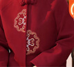 大唐夫人【喜婆婆婚宴禮服】媽媽裝外套女中老年女裝秋裝加絨毛呢高檔上衣 曬單實(shí)拍圖