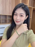 中國黃金琉璃翠玉手鏈女綠玉髓手串時尚七夕情人節(jié)禮物送女友老婆紀念日 琉璃翠綠玉髓手串 曬單實拍圖
