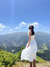 朶云離夏季2025初戀白月光仙女飛飛袖連衣裙女學(xué)生溫柔收腰顯瘦中長(zhǎng)裙子 白色連衣裙 【收藏+關(guān)注優(yōu)先發(fā)貨】 M 曬單實(shí)拍圖