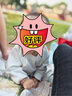 童泰四季1-18月嬰幼兒男女寶寶家居舒適純棉內(nèi)衣偏開連體衣 白色 80cm 曬單實拍圖