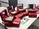 伴手禮女伴娘結婚禮回禮盒高定小眾高級高檔實(shí)用生日禮物輕奢套裝 紅絲絨套餐4（含口紅） 21.5x15.5x16cm 曬單實(shí)拍圖