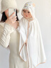 七樂豆嬰兒夏季防曬衣服薄款小月齡寶寶全身外出長(zhǎng)外套幼兒長(zhǎng)款披風(fēng)斗篷 卡其 均碼 (L) 曬單實(shí)拍圖