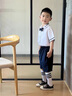 G.DUCKKIDS幼兒園園服夏裝英倫學(xué)院風(fēng)兒童校服套裝小學(xué)生班服夏季畢業(yè)照服裝 男童套裝+勛章領(lǐng)結(jié) 120 建議身高110-120cm年齡6-7歲 曬單實(shí)拍圖