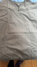ADVSUS官方品質(zhì)棉麻 女裝夏季新款寬松繡花連衣裙夏裝短袖韓版中長款裙 灰色 XL 曬單實拍圖
