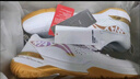 李寧（LI-NING）羽毛球鞋刀鋒MAX男女同款減震回彈專(zhuān)業(yè)比賽運動(dòng)鞋 刀鋒MAX 標準白/黑色 AYAU003-2 42 (265mm) 曬單實(shí)拍圖