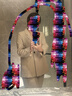 韓依索絲休閑小西裝外套女春秋高級感寬松時(shí)尚氣質(zhì)女職業(yè)裝西服套裝兩件套 米白西裝+褲子 3XL 可以143-155斤 曬單實(shí)拍圖