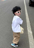 G.DUCKKIDS小黃鴨童裝男童夏季套裝2025新款中小兒童衣服男孩短袖T恤兩件套 恐龍 80 7-11月(建議寶寶75-85cm)cm 曬單實(shí)拍圖
