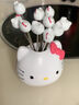 UOSOhellokitty水果叉可愛水果小叉子不銹鋼水果簽收納罐兒童安全家用 hellokitty水果叉【收納罐+5簽】 曬單實拍圖
