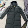 阿迪達斯 （adidas）羽絨服男女裝2023冬季新款防風保暖休閑運動運動服長款羽絨外套 IT8714黑色 S 曬單實拍圖