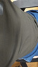 名創(chuàng  )優(yōu)品（MINISO）重磅長(cháng)袖t恤男春秋季質(zhì)感華夫格青少年休閑潮流打底衫 深灰 XL 曬單實(shí)拍圖