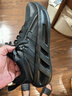 阿迪達斯 （adidas）男鞋2025夏季新款CLIMACOOL清風(fēng)透氣跑鞋休閑運動(dòng)鞋輕便緩震跑步 HQ4181黑色 42 (260mm) 曬單實(shí)拍圖