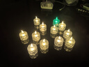 倍歡喜 LED電子蠟燭燈表白浪漫布置生日求婚創(chuàng)意裝飾場景燭光氣氛圍燈 透明水晶電子蠟燭12個(gè)裝 曬單實(shí)拍圖