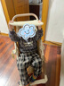 鑫思童遛娃神器口袋嬰兒兒童推車3-6歲2大童6-10歲溜娃旅游折疊輕便可躺 可躺款卡其色：遮陽棚+低兜+剎車 輕便可折疊可登機(jī) 曬單實(shí)拍圖