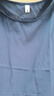 皮爾卡丹（pierre cardin）仿銅氨絲連衣裙2025新款仿真絲小眾大尺碼高端輕奢裙子無袖文 藏青色 5XL 曬單實拍圖