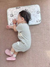 歐孕（OUYUN）嬰兒枕頭夏季透氣新生兒0到6個(gè)月以上1歲寶寶兒童定型枕 熊貓密語(yǔ)【40×24cm 7A抗菌】 曬單實(shí)拍圖