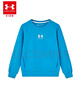 安德瑪（Under Armour）男女童套頭衛衣經(jīng)典百搭圓領(lǐng)休閑運動(dòng)衛衣251103131 藍色 170cm  曬單實(shí)拍圖