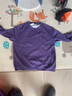真維斯（Jeanswest）女裝秋季新款寬松女款外穿休閑舒適圓領(lǐng)衛衣多巴胺潮流時(shí)髦上衣G2 紫色8300 2XL 185/104A 曬單實(shí)拍圖