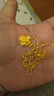 千影珠寶黃金項(xiàng)鏈9999足金女款滿天星素金鏈子真金鎖骨鏈年輕人送老婆 重約4.63-4.8g(含工費(fèi)25)長43-47 曬單實(shí)拍圖
