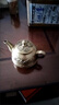 佐普森純黃銅拉絲壺山水龍鳳麒麟茶壺銅器擺件百福杯浮雕金屬工藝品茶道 銅壺長11cm高9cm 曬單實(shí)拍圖
