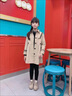 G.DUCKKIDS女童風衣外套春秋2025新款洋氣時髦秋季兒童秋裝大童女孩秋款上衣 卡其色 150 曬單實拍圖