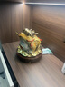 慕芳閣全銅三足金蟾招財擺件工藝品店鋪公司開(kāi)業(yè)禮品前臺辦公室桌面擺件 小號（約高17厘米） 曬單實(shí)拍圖