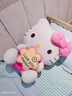柳夏hello kitty玩偶超大哈嘍kt毛絨玩具凱蒂貓kitty貓公仔hello kitt 粉色抱心 80cm(坐高1米) 曬單實拍圖