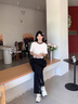 NASAWASSUP美式機能透氣沖鋒褲子男夏季速干防水排扣寬松直筒休閑長褲子 綠色K22-HMFS XL 【建議110斤到130斤】 曬單實拍圖