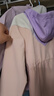 探路者（TOREAD）旗艦 兒童外套女中大童裝秋冬季款保暖防風軟殼運動服 雪絨粉 130 曬單實拍圖