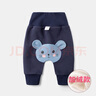 韓貝蓓 嬰兒褲子兒童大屁屁褲秋冬款寶寶哈倫褲大pp褲高腰護肚褲 P80 (深灰熊貓-薄絨款)90碼 碼數偏小，建議拍大一碼 曬單實(shí)拍圖