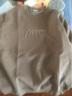 羅蒙重磅刺繡圓領(lǐng)衛衣男秋季潮牌美式復古原宿風(fēng)寬松長(cháng)袖套頭上衣外套 卡其色 XL 合適體重145-165斤 曬單實(shí)拍圖