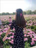夢琪嵐茶歇法式黑色碎花連衣裙女夏2025新款小個子氣質(zhì)高級感仙女長裙潮 黑色碎花加長版 M 115-125斤 曬單實拍圖