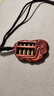 綿德檀木算盤(pán)吊墜掛件項飾男女小商品可活動(dòng)算盤(pán)項鏈掛飾景區旅游飾品 祥云檀木算盤(pán)-咖繩  A13-104 曬單實(shí)拍圖